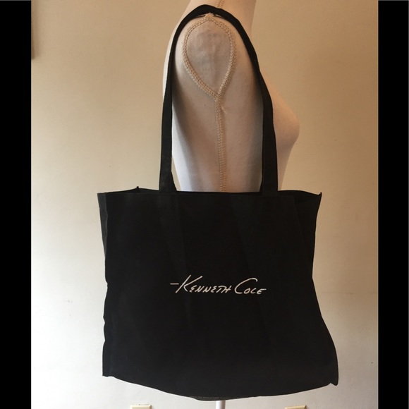 Kenneth Cole Handbags - Kenneth Cole Black reusable shopping tote bag